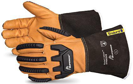 Superior Glove® Endura Lined Drivers Glove with anti-impact D30 Back size medium 