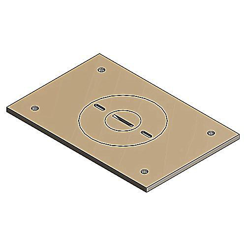 Plate Cover Brass For 60w Floor Box 1 2 2