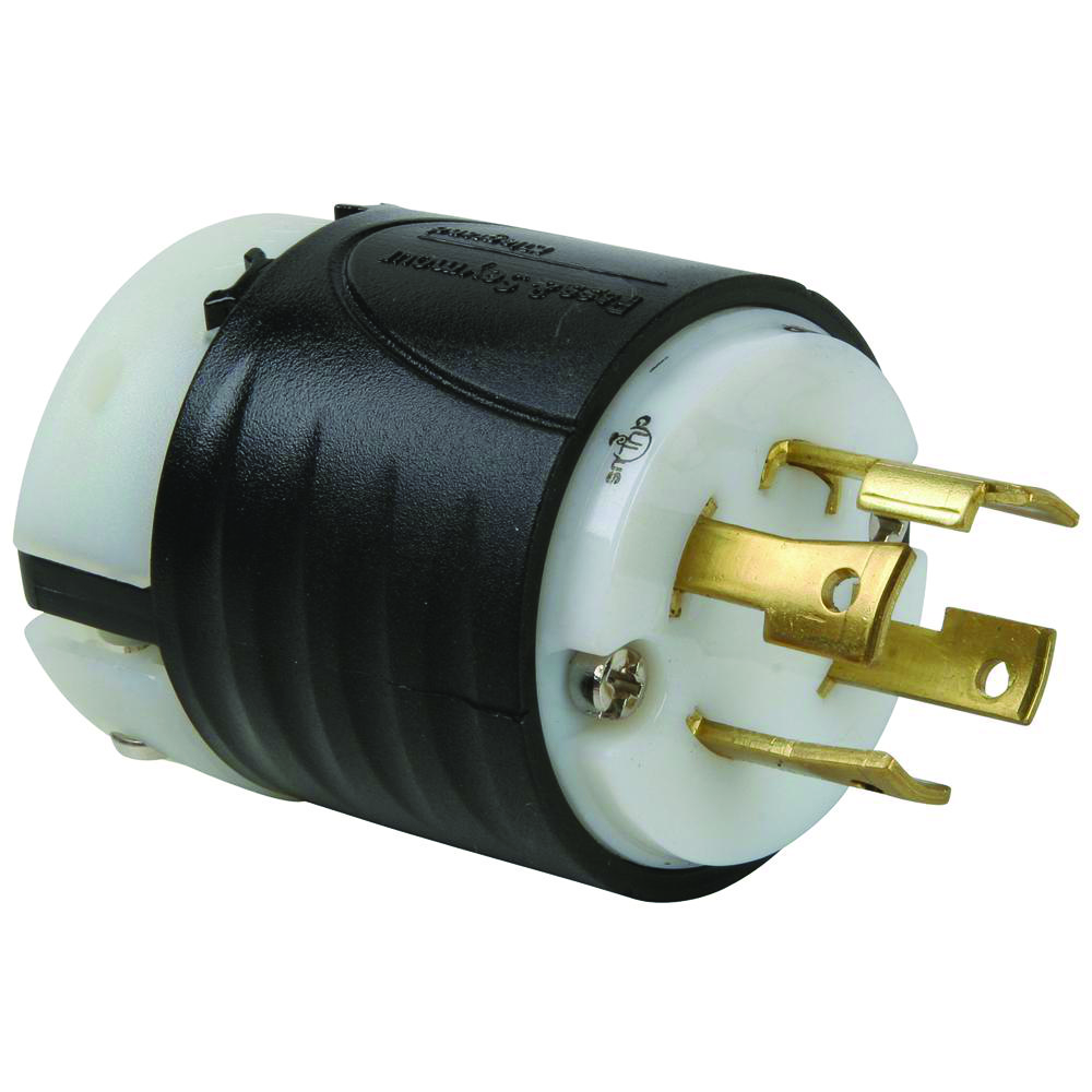 24W47 3W Male Plug Twist/Turn Lock 2P Locking Plug Ylw L5-15P Water 