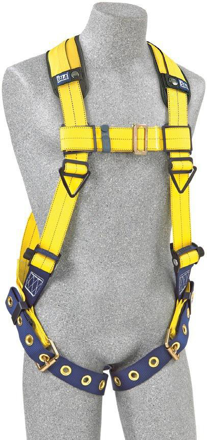 420 Pound Capacity Pass Thru Legs with 3 D-Rings Medium/Large Red/Black Capital Safety 3M Protecta PRO 1191381 Fall Protection Full Body Welders Harness
