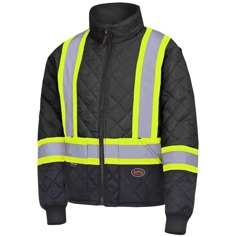 Rimi Hanger Mens Long Sleeve Hi Vis Vest Adults Waterproof Work Wear Fancy Safety Waistcoat Small//4XL