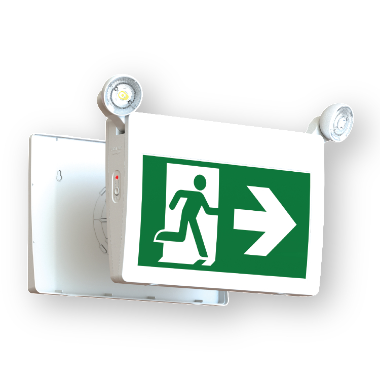 Rem... Details about   Morris Products Square Head LED Combo Exit Emergency Light High Output 