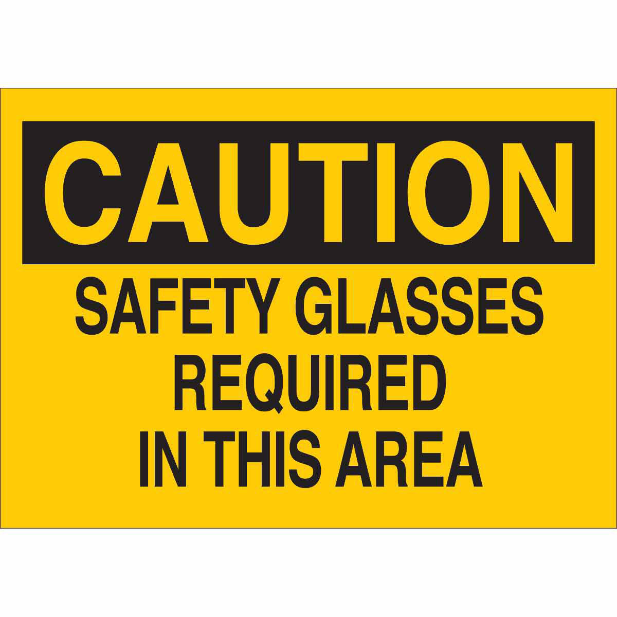 10" x 14" OSHA Safety Sign Notice Sign All Shipping and Receiving In Rear 