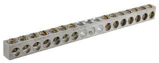 W// plastic mounting S//O 21 Useable ILSCO Neutral Bar NB22 W// 2//0-6 Lug 4-14