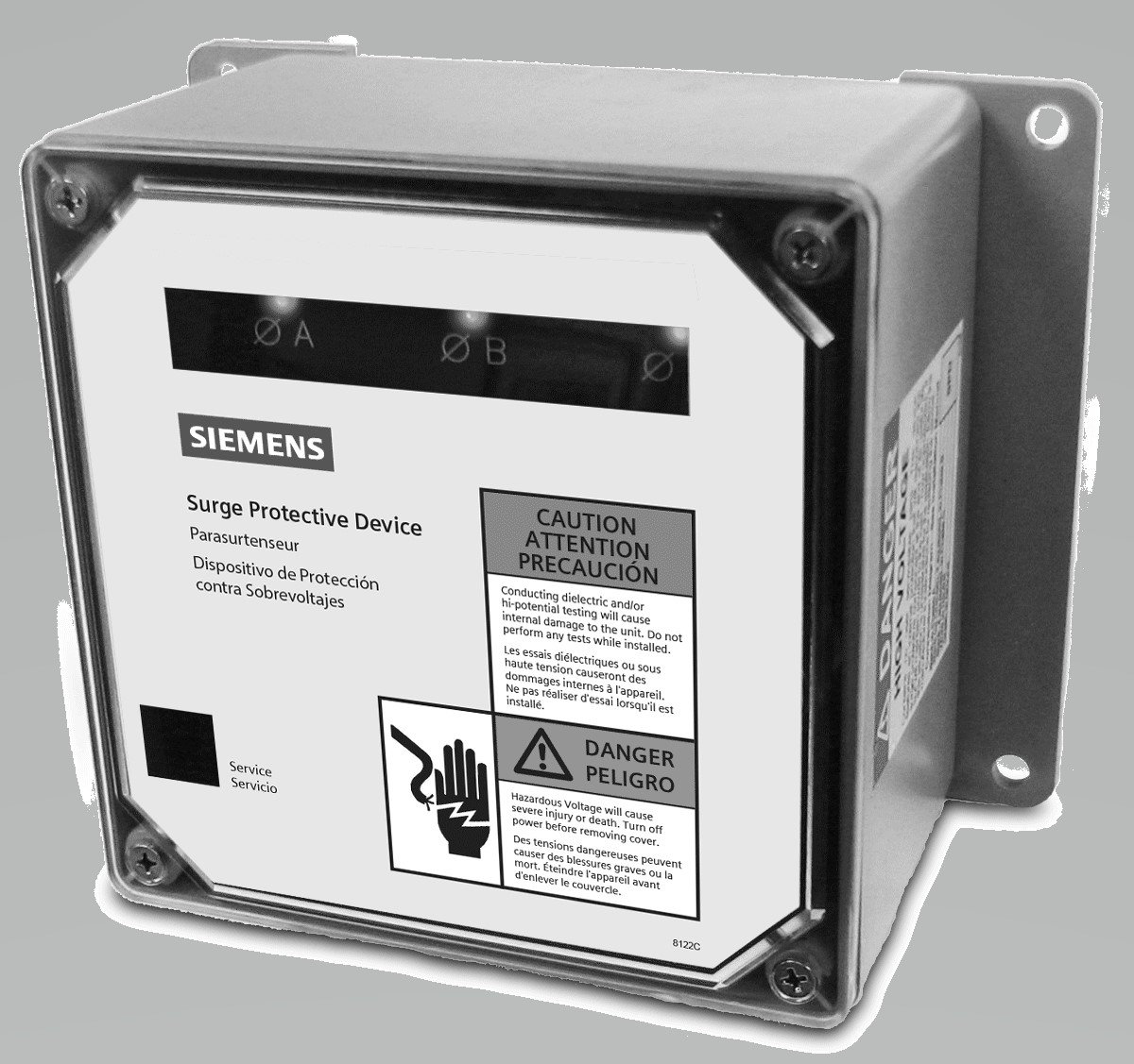House Surge Protector 4P LT1 60-100KA Dispositivo de supresión de baja tensión Dispositivo de protección contra sobretensiones Protección contra rayos 
