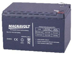 Magnavolt SLA6-12 6V 12Ah F1 Replacement Battery