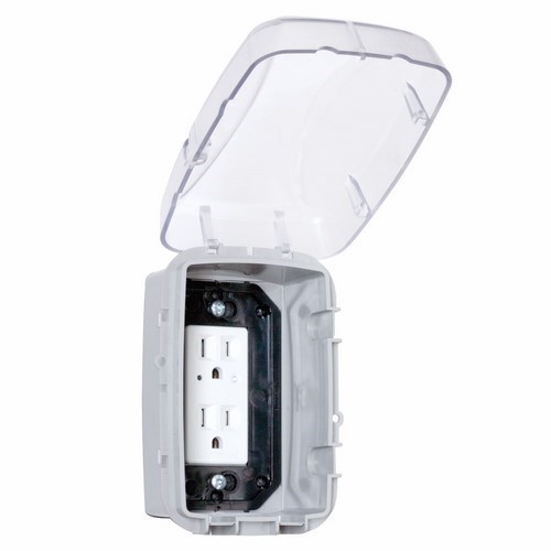 Outlet Protector Cover Outdoor Weatherproof Receptacle  Electrical Box Accessory