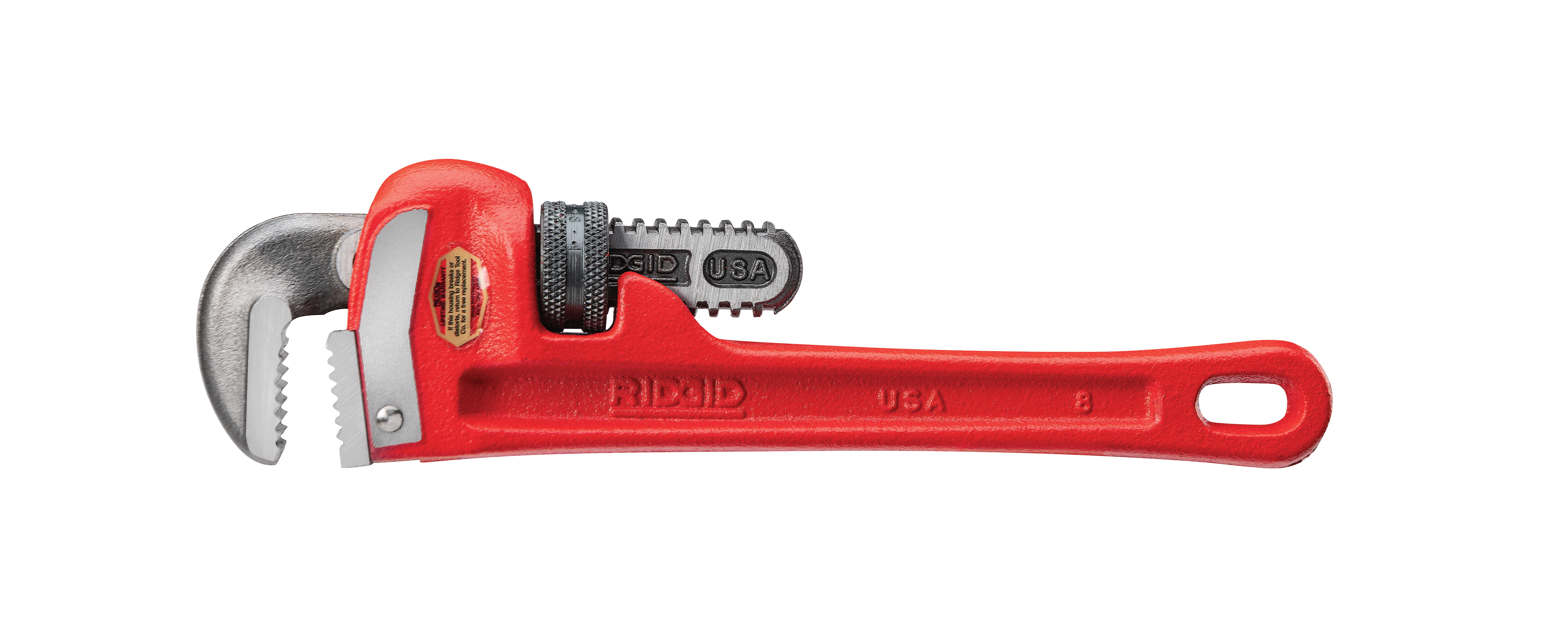 Rust Resistant Chain Wrench I Beam Handle Pipe Fitting Wrench 15 in L x 1-6 in D 