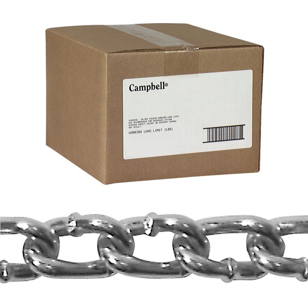 100 ft 1/0 Trade Size 265 lb Working Load Limit For Lifting: No Lock Link Chain 