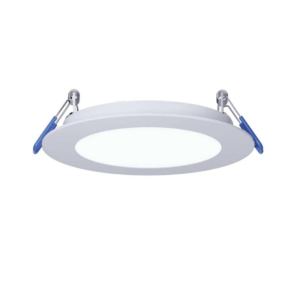 LED Emergency Ceiling Light 2.5w Recessed Round Ultra Slim Panel Non-Maintained 