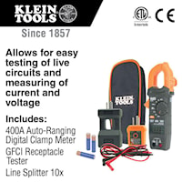 Klein Tools Multimètre à pince numérique, échelle automatique c.a. avec  température