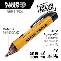 Klein Tools Testeur de tension/vérificateur de continuité du