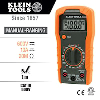 Klein Tools Testeur de tension/vérificateur de continuité du courant  c.a./c.c.