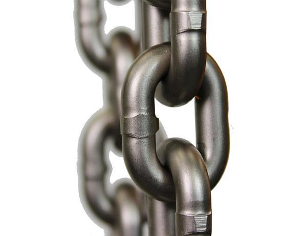 Coil Chain TC Straight Link Welded Utility Household Chain by Angelika & Sun Trade Size 1/0, 100ft Box, Bright Zinc Finish 