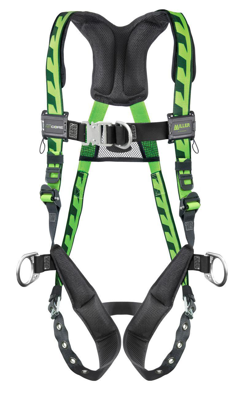 400 lb Miller Revolution Full Body Safety Harness with Quick Connectors & Removable Belt Capacity Size 2X & 3X RDT-QC-B/XXL/XXXLBK 